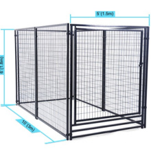 Cage pour chien galvanisée à chaud de haute qualité/cage à maillons de chaîne extérieure pour chien galvanisée à chaud